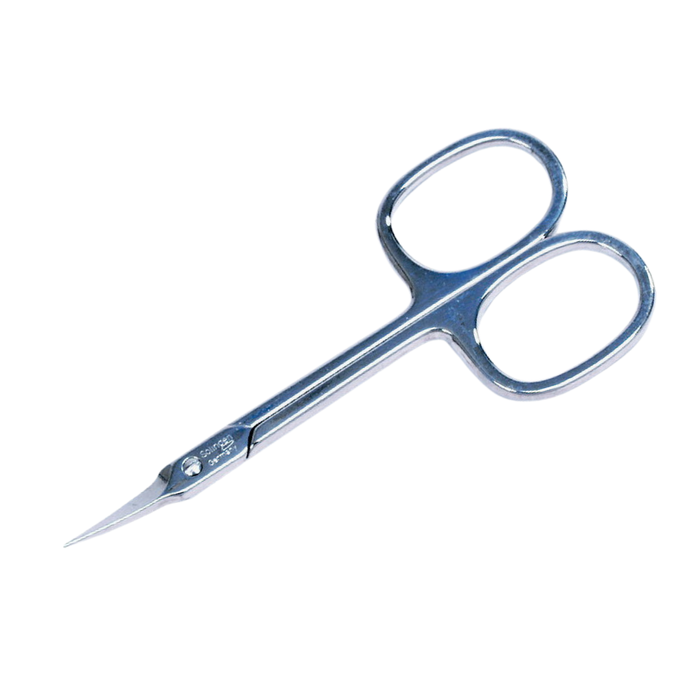 Forbice per cuticole professionale a punta curva fine