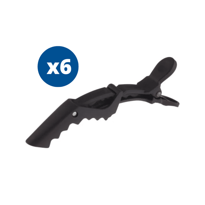 n.6 Shark Clips Soft Black