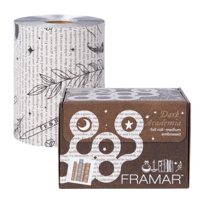 Stagnola Alluminio Goffrato Medium Roll - Dark Academia - 97MT