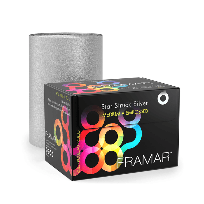 Stagnola Alluminio Goffrato Medium Roll - Star Struck Silver - 97MT