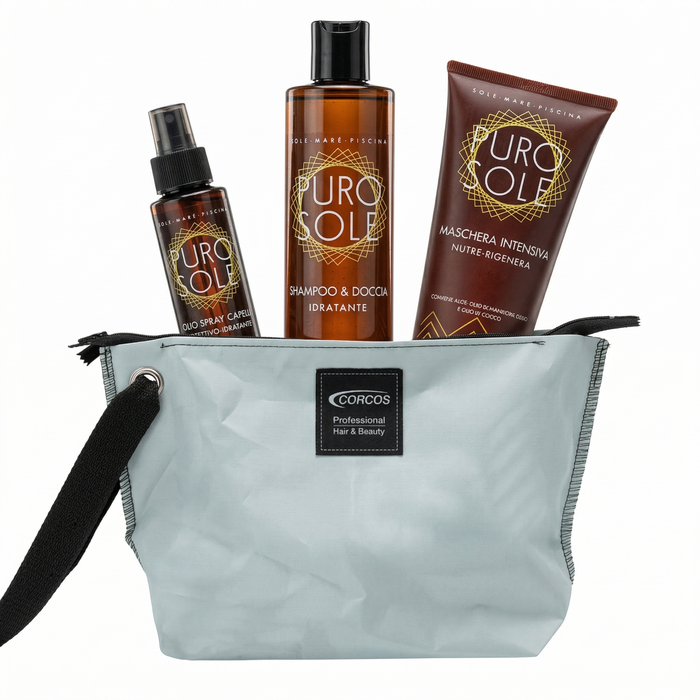 Kit Protezione Solare Capelli Mare – Puro Sole Biacrè con Pochette Omaggio