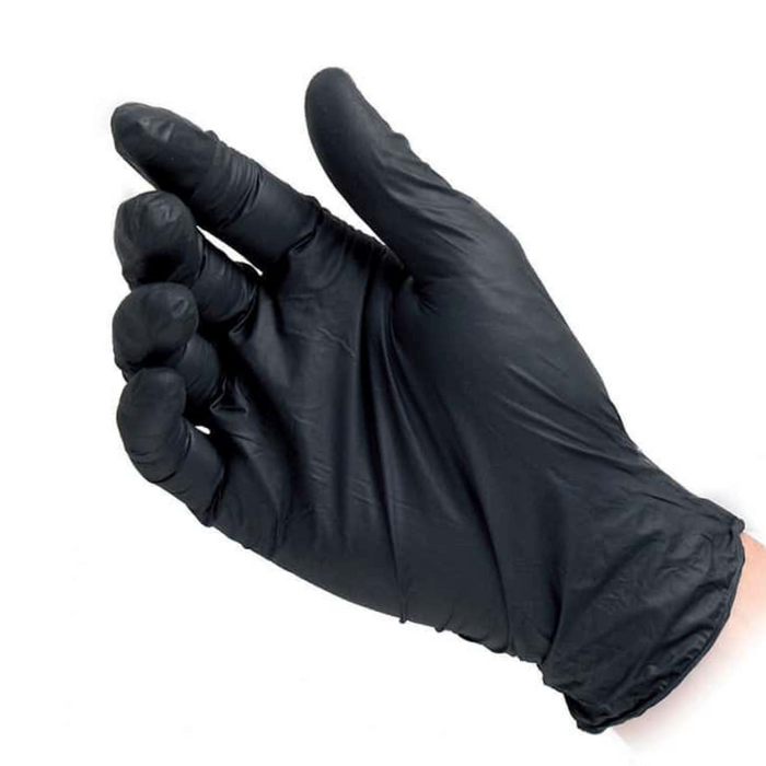 Guanti in Nitrile Nero Senza Polvere 78 - Reflexx