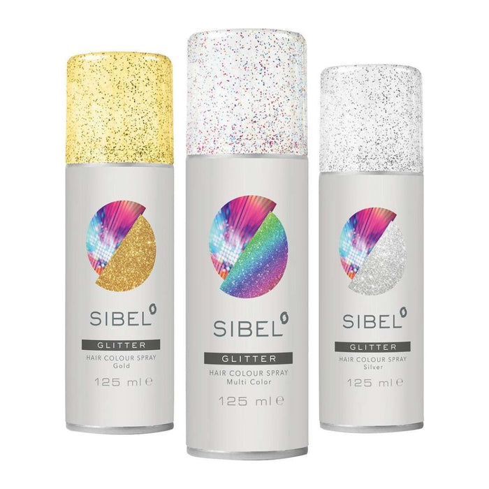 Spray Colorato per Capelli GLITTER 125ml - Sibel