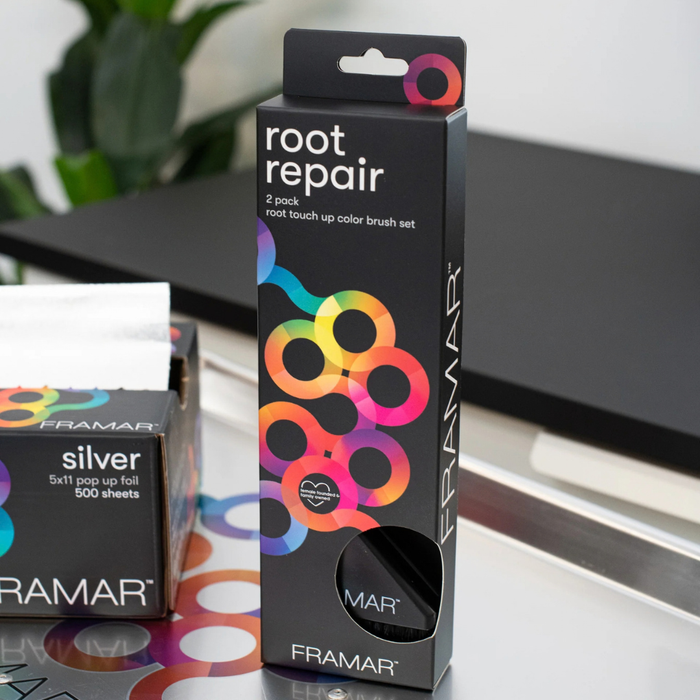 n.2 Pennelli per ritocco radici Root Repair