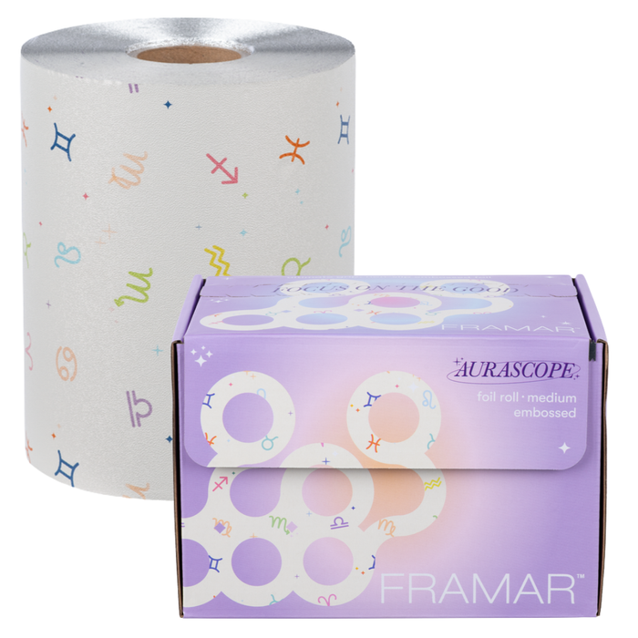 Stagnola Alluminio Goffrato Medium Roll - Aurascope - 97MT