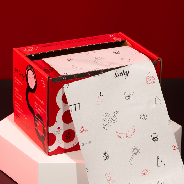Stagnola Alluminio Goffrato Medium Roll - Get Lucky - 97MT