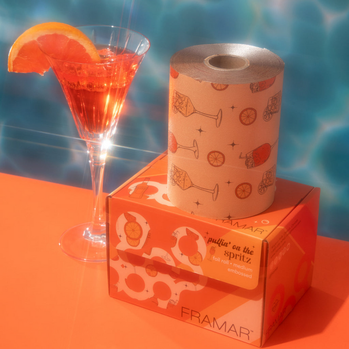 Stagnola Alluminio Goffrato Medium Roll - Puttin' On The Spritz - 97MT - Framar
